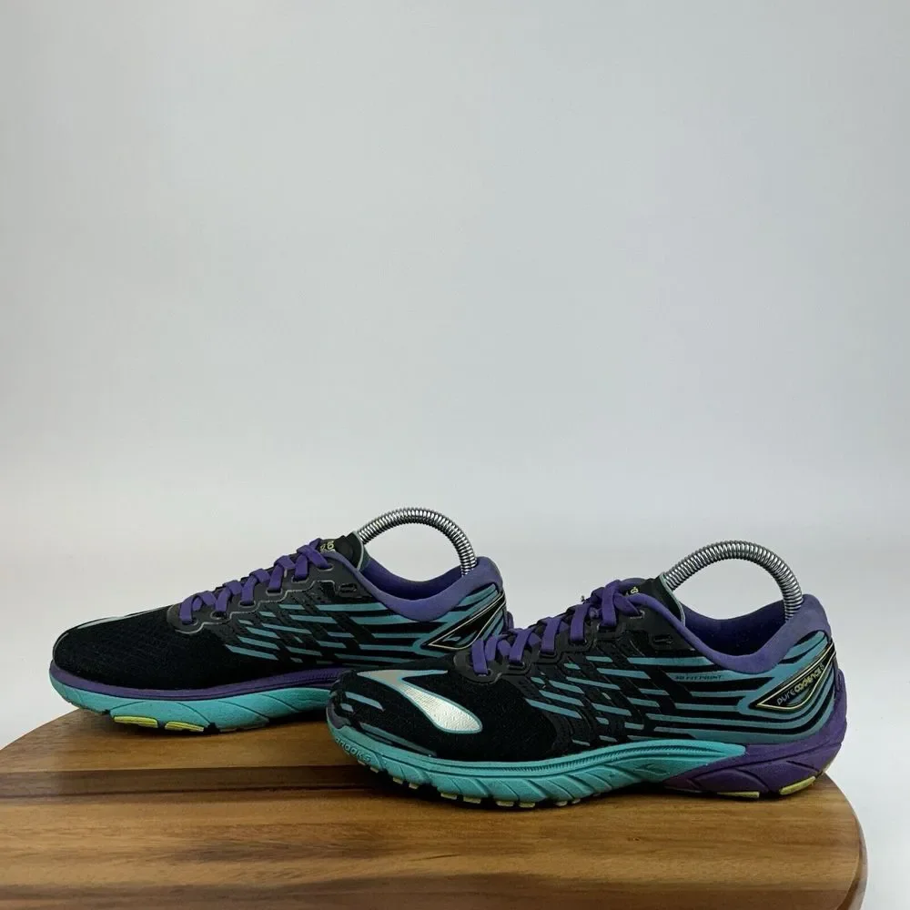 Womens Brooks Pure Cadence 5‎ Black Athletic Running Sneakers Shoes Size 7.5 B